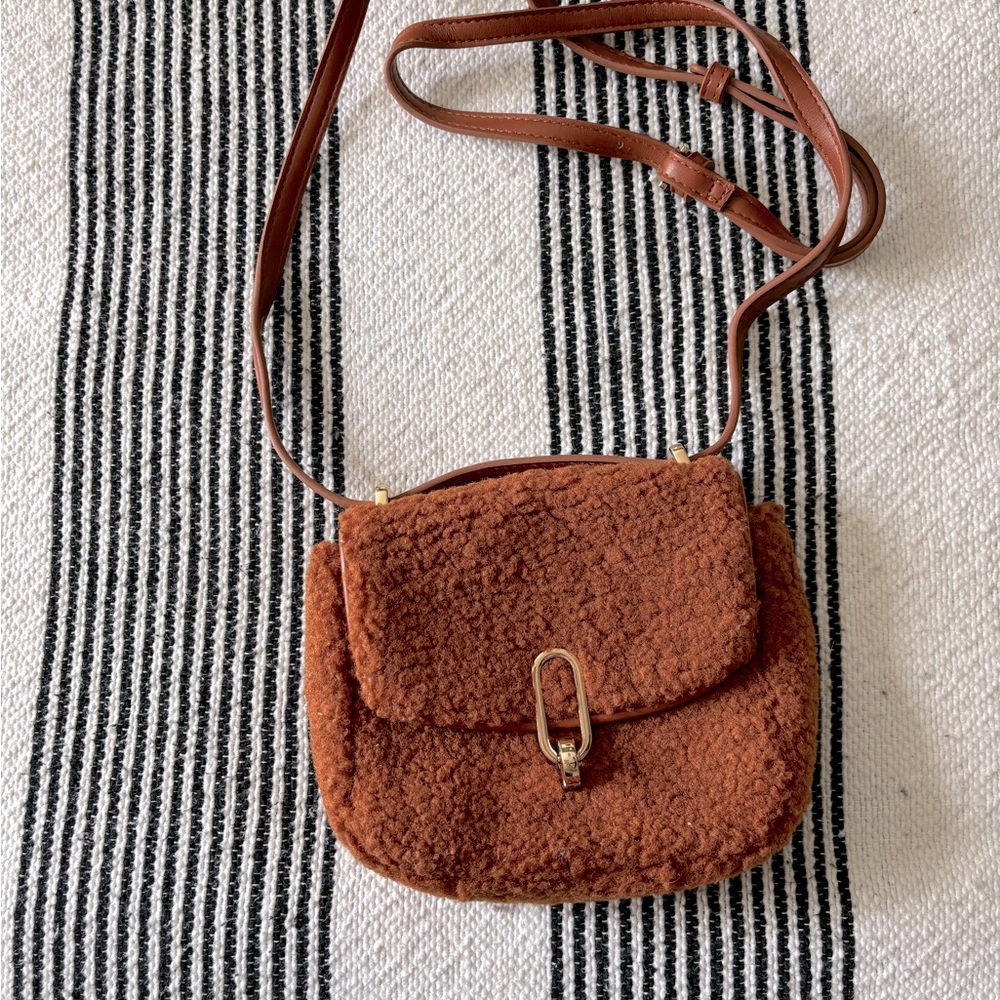 Mini Sherpa Crossbody Bag